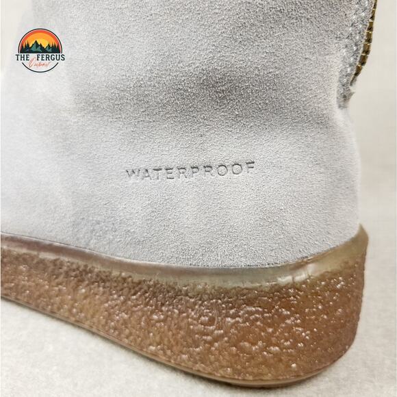 Free People Cougar Button Sueded Lambswool Waterproof Lined Winter Boots Size 9 - Picture 14 of 14